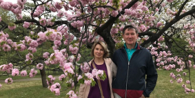 Роман и Юлия, апрель 2018